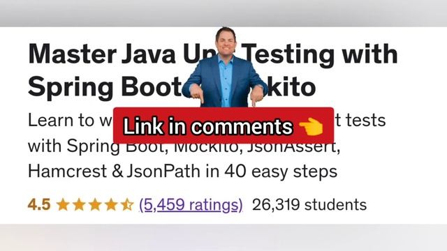 Master Java Unit Testing with Spring Boot & Mockito смотреть онлайн