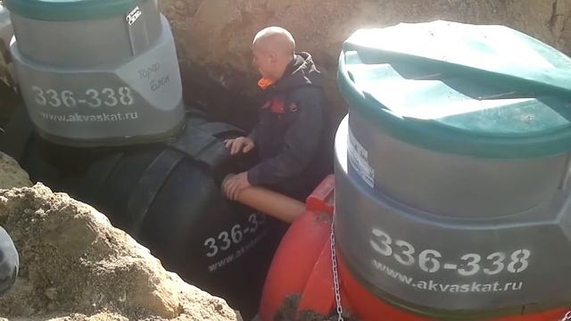 Монтаж септика ЭКО смотреть онлайн