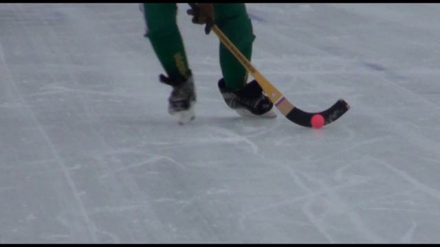 Ведение без отрыва клюшки от мяча. Пособие по хоккею с мячом ИФКСиЗ САФУ смотреть онлайн