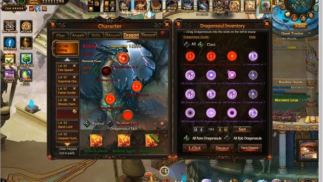 Tips and tricks in Element Training and Dragon Souls - League of Angels Rpg - Strategy game смотреть онлайн