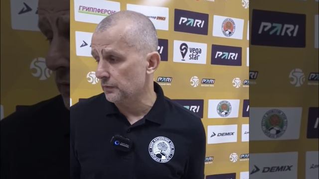 Темур Алекберов после матча с Зарёй (5:4). 14.01.2023 смотреть онлайн
