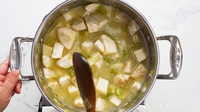 Celeriac Soup - Creamy, Dreamy White Soup (and It's LOW CARB!)