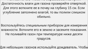 Как поливать газон.Как часто поливать газон