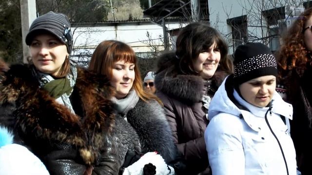 Масленица в Абрау Дюрсо проводы зимы в Новороссийске 2015г смотреть онлайн