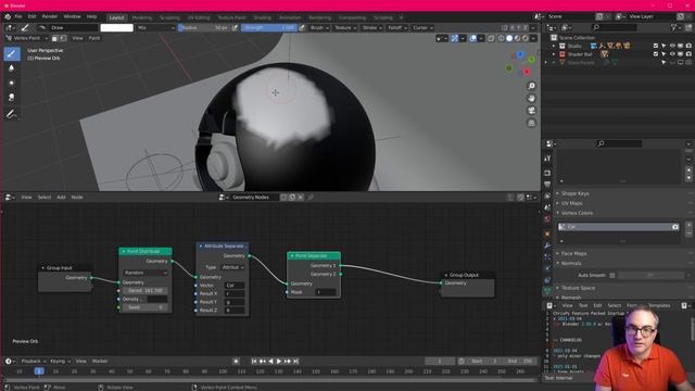 Geometry Nodes Vertex Groups VS Colors + Multi-Domain Features | Blender Free Tutorial смотреть онлайн