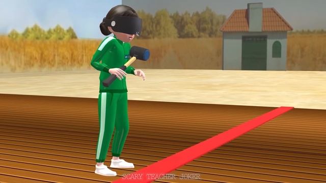 Squid Game (오징어 게임) - Scary Stranger 3D Trying Honeycomb Candy Shape Challenge in Shoot Balls Game смотреть онлайн
