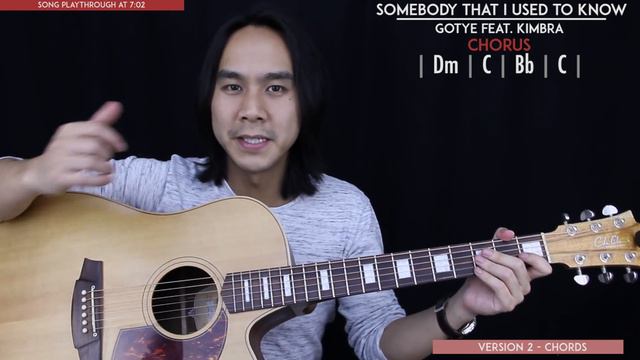 Somebody That I Used To Know Guitar Tutorial - Gotye Feat Kimbra Guitar Lesson 🎸 |Chords + No Capo| смотреть онлайн
