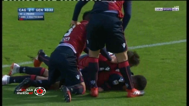 Cagliari 4 Vs 1 Genoa смотреть онлайн