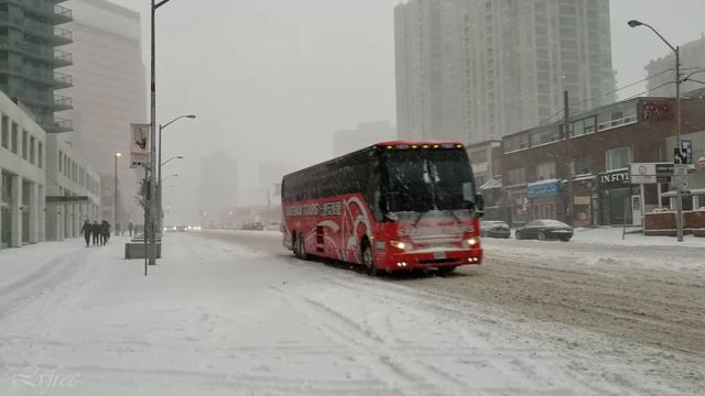 EXTREME Winter SNOW STORM in Toronto Canada Massive Snowfall смотреть онлайн