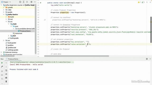 6.3_Java producer - Kafka Java Programming 101 смотреть онлайн