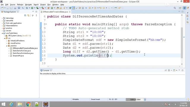 7 mins || Difference Between Times and Dates in Java || Easy Way смотреть онлайн