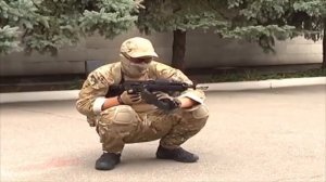 Холостая тренировка с АК.Занятие-4. Положение для стрельбы сидя на корточках и с колена.