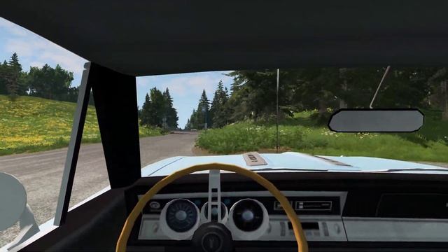 BeamNG.drive - Plymouth Barracuda 1967 - Car Show Test Drive Crash . 4K 60fps. смотреть онлайн
