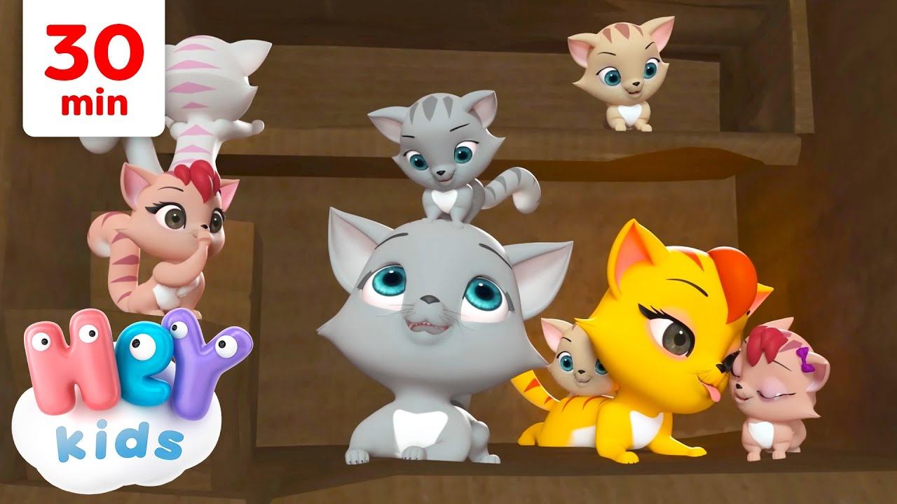 Ein kleiner großer Kater, und mehr Tierlieder für Kinder! | HeyKids - Kinderlieder TV смотреть онлайн