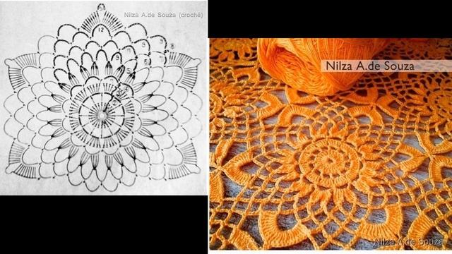 Салфетки вязаные крючком: фото и схемы. Подборка № 32 [1000 и 1 узор] смотреть онлайн