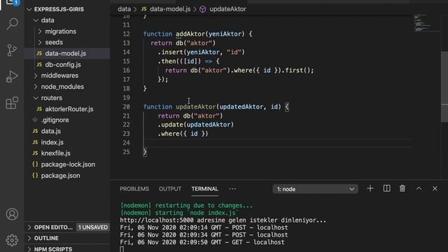 Express, Knex ve PostgreSQL ile Veritabanı CRUD İşlemleri смотреть онлайн