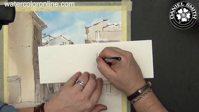 Thursday Speed Up Demos: European Street Sketch with Ink Pen (Watercolor Cityscape) смотреть онлайн