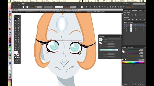ART TUTORIAL | Pearl In Illustrator CC | Tutorial/Walkthrough/Speedpaint |