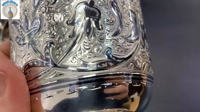 Кубачинская серебряная кружка "Оливия" (english subtitles) смотреть онлайн