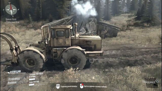 Spintires MudRunner -УРАЛ 12х12- смотреть онлайн