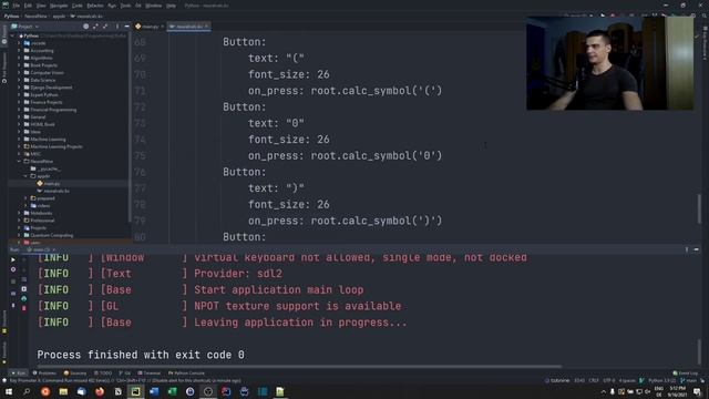 Simple Android Calculator App in Python смотреть онлайн