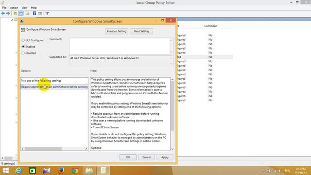 Enable and Disable Can't change smart screen setting in windows 8 1 by khmer post смотреть онлайн