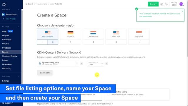Object Storage with DigitalOcean Spaces смотреть онлайн