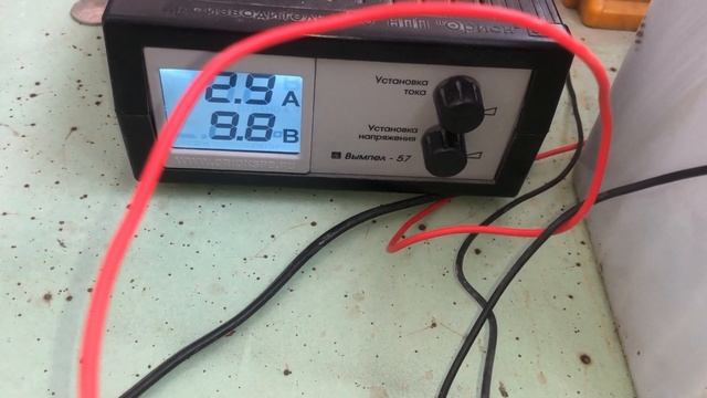 Зарядное устройство Вымпел 57 и аккумулятор Солите . смотреть онлайн