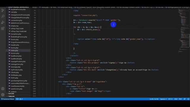 Program the user sign Up process смотреть онлайн