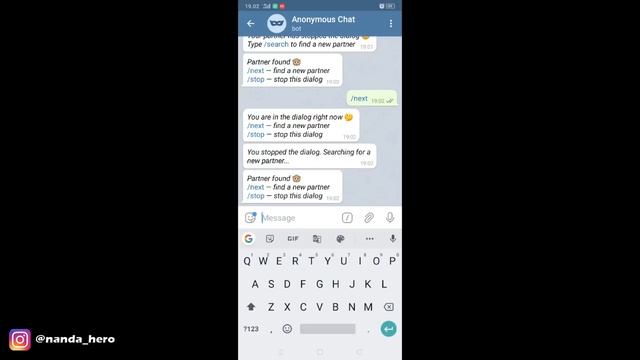 Cara Chatting lewat Anonymous Chat di Telegram (Link Bot Ada di Deskripsi) смотреть онлайн