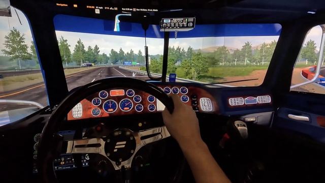 HaterBuilt Blue Demon //AmericanTruck Simulator // New Steering wheel смотреть онлайн