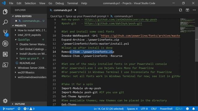 Spice up your powershell prompt | QuickTip смотреть онлайн