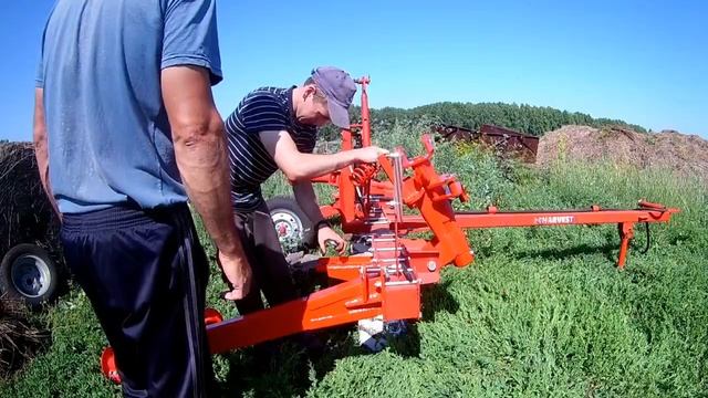 Грабли ГКП-6,1М Харвест. Подготовка к сенокосу. смотреть онлайн
