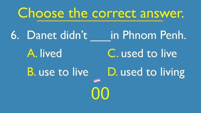 Quiz time 3: Past Simple | Used to | Past Continuous смотреть онлайн