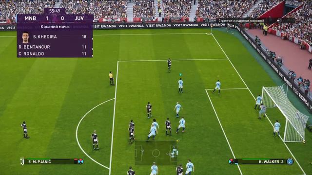 UEFA Final Super Cup Manchester City VS Juventus PES 2020 смотреть онлайн