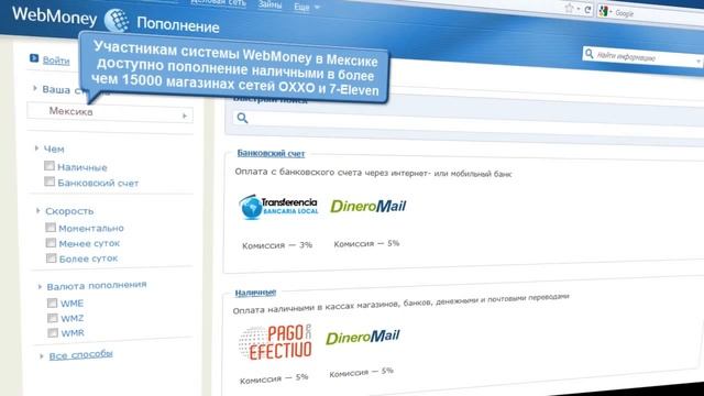 Пополнение Webmoney в зарубежных странах