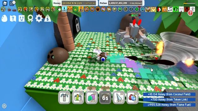 When You Try To Defeat The Coconut Crab And This Happens... | Bee Swarm Simulator смотреть онлайн