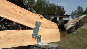 Как сделать крышу на гараж одними своими руками. Александр Поспелов.