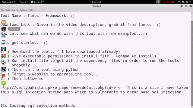 How to pen-test with TIDOS-FRAMEWORK ? | Great Pentest-Tool for beginners in hacking| смотреть онлайн