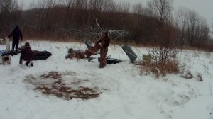 Мотобуксировщик Тягун. Гора Соколка.