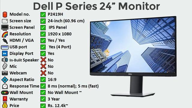 Best monitor with USB ports: Dell P Series 24-inch Monitor, Lenovo ThinkVision T22v-10 (Hindi) смотреть онлайн
