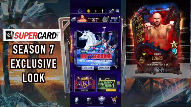 EXCLUSIVE WWE Supercard Season 7 Preview! - SUPERMOVE + TECHNIQUE S = 23 MILLION STATS смотреть онлайн