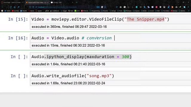 Extract Audio From Video Using Python смотреть онлайн