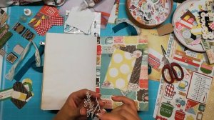 Кулинарная книга: Процесс оформления разворотов / Скрапбукинг