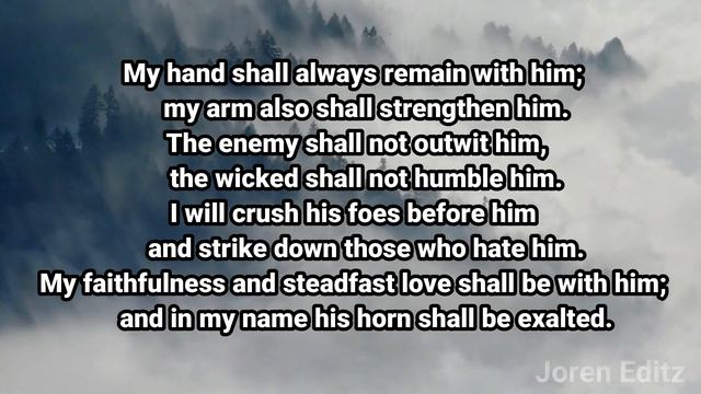 Psalms | Psalm 89 | God’s Covenant with David | Audio Bible 89 | Joren Editz смотреть онлайн