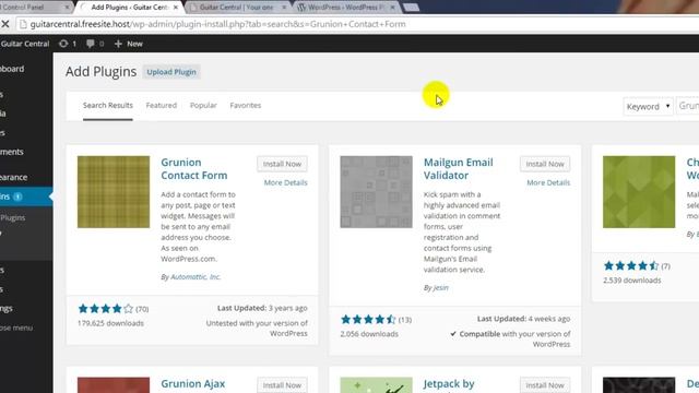 Tutorial #13: Using WordPress Plugins: Installing a Contact Form смотреть онлайн