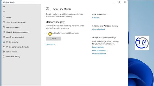 How to Enable or Disable Core Isolation Memory Integrity in Windows 11 смотреть онлайн