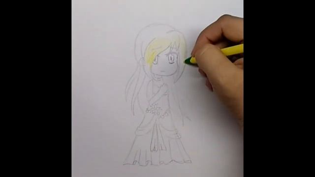 Как нарисовать невесту // чиби невеста // как нарисовать детям // gachalife смотреть онлайн