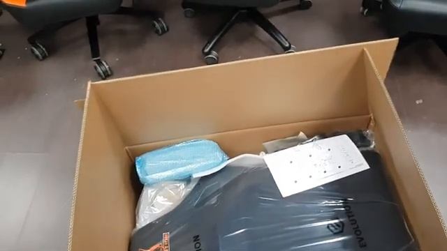 Кресло (Ультра плюс-М) NOMAD Black-Orange MEMORY в Мытищи смотреть онлайн