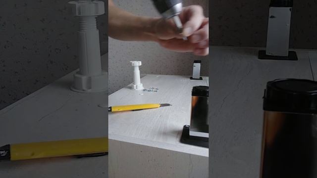 Сборка тумбочки под раковину. смотреть онлайн